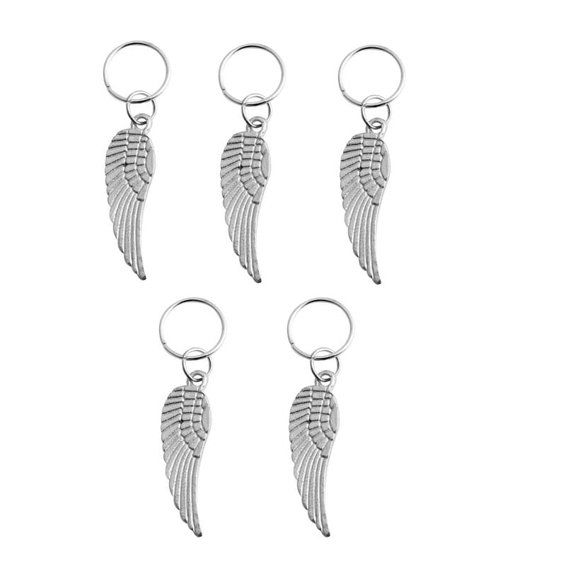 Hottest 5pcs/Lot Pendant Gold and Silver Hair Jewelry