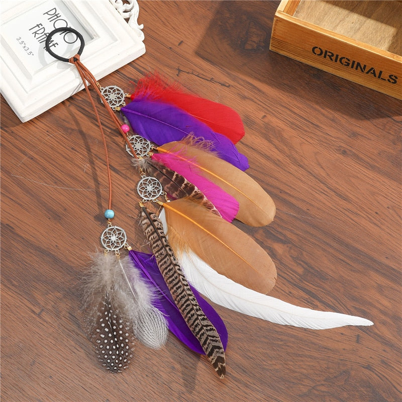 Bohemian Feather Headband