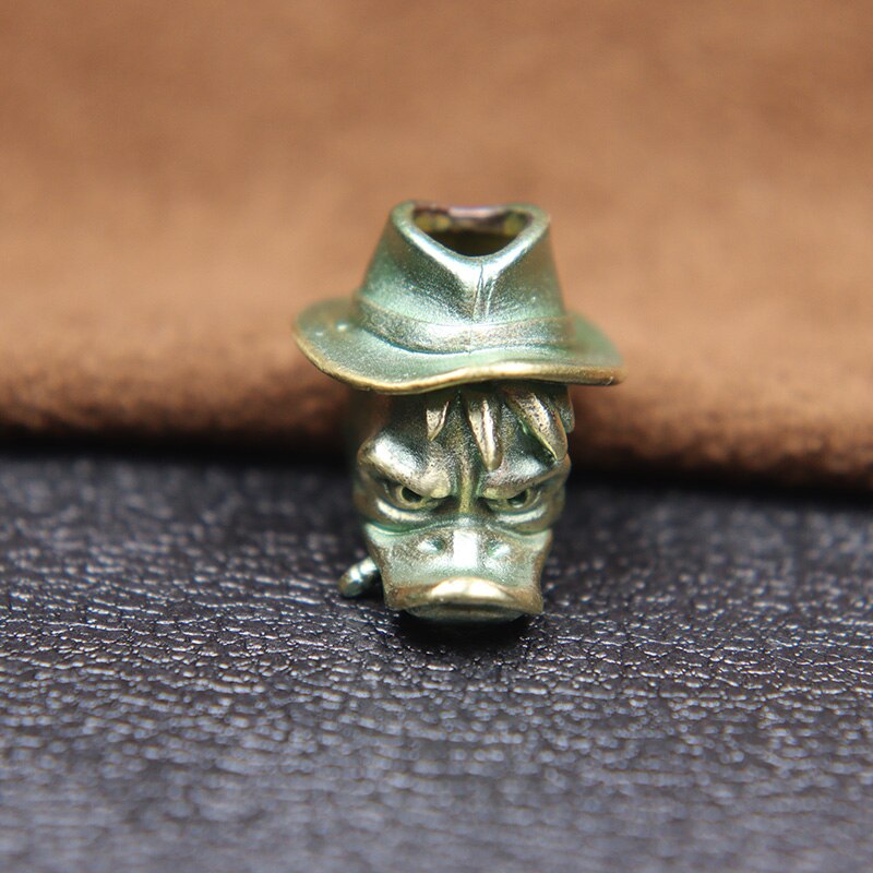 Smoking Duck Detective Beard Bead