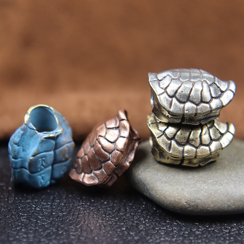 Longevity Turtle Shell Beard Bead