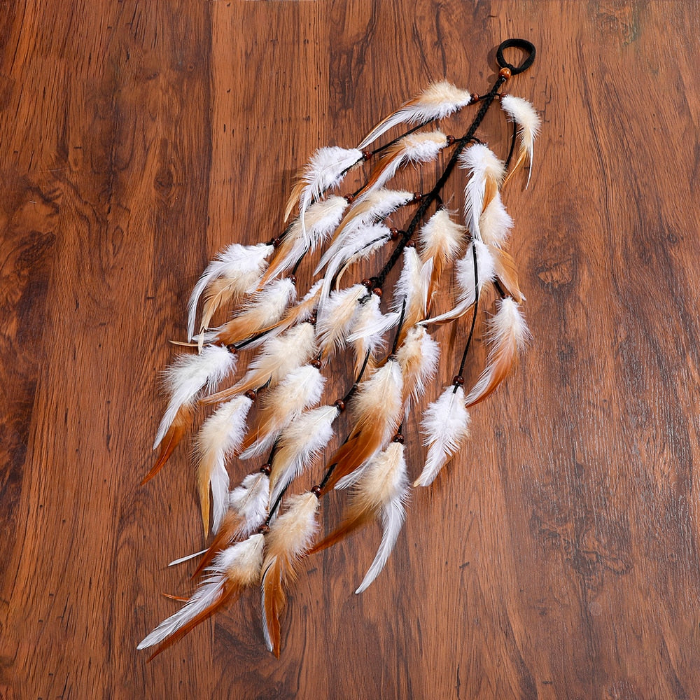 Bohemian Feather Headband