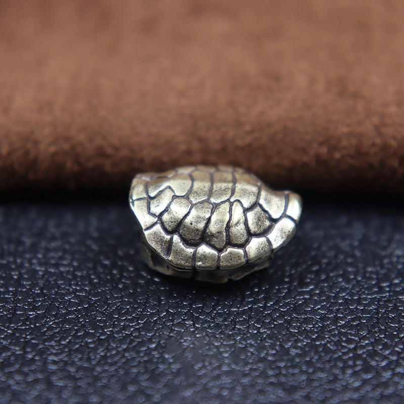 Longevity Turtle Shell Beard Bead