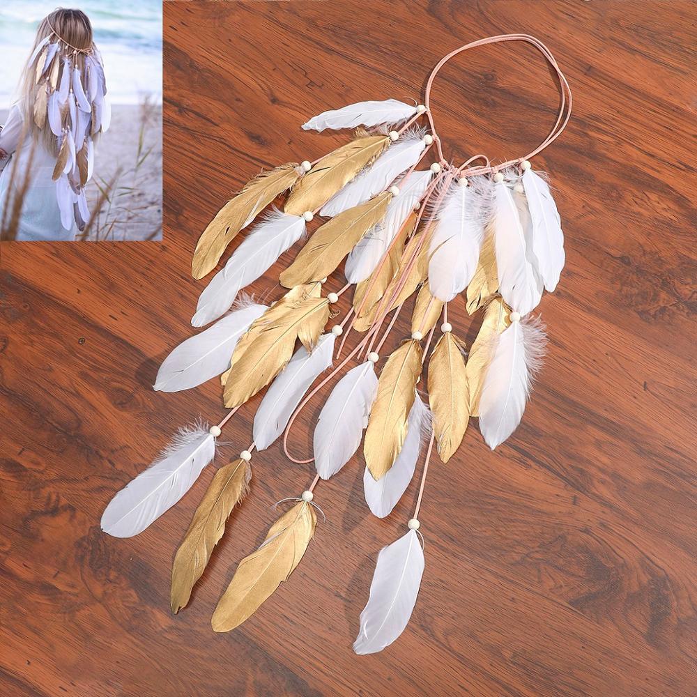 Feather Bohemian Hair Band