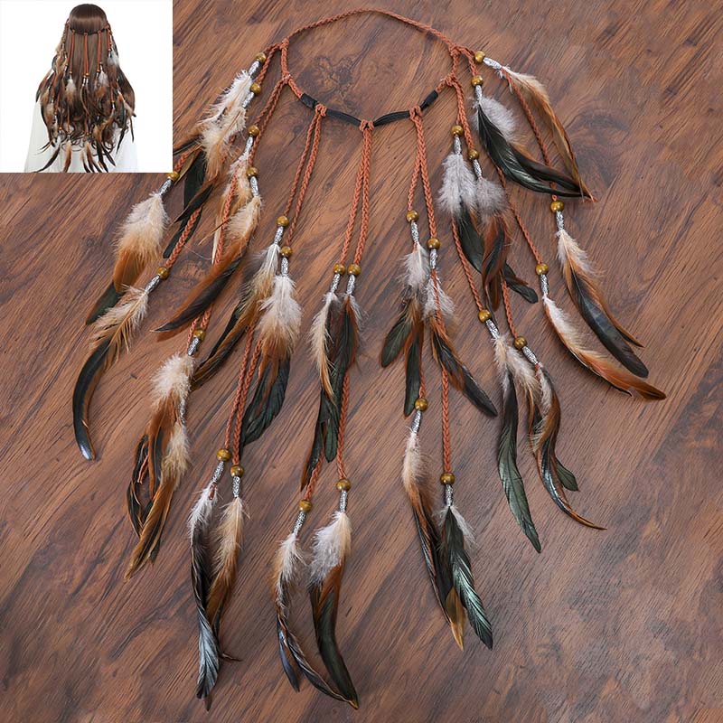 Feather Bohemian Hair Band