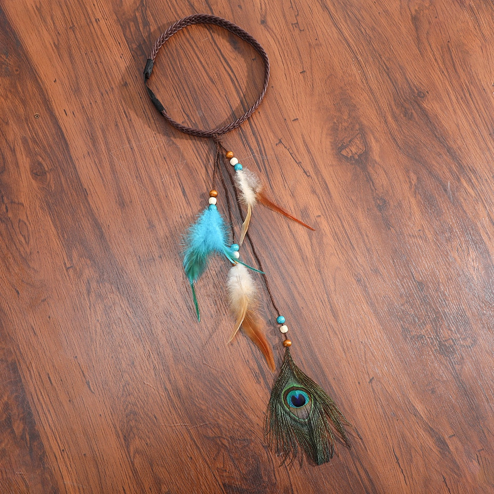 Bohemian Feather Headband