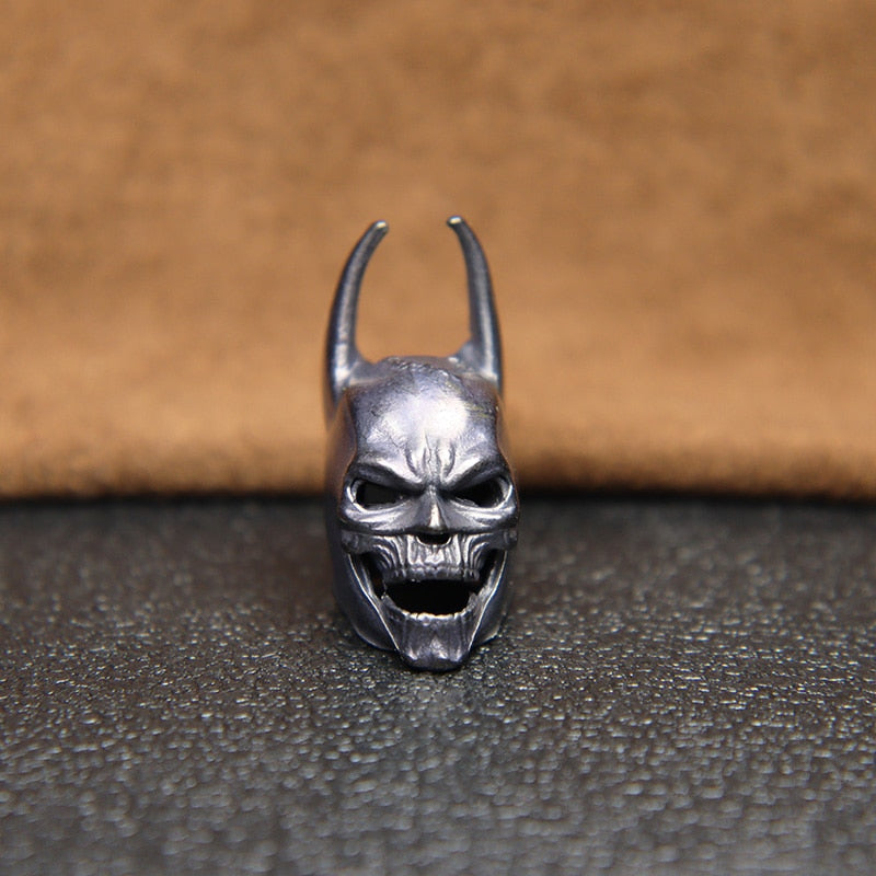 Comic Superhero Skull Beard Bead