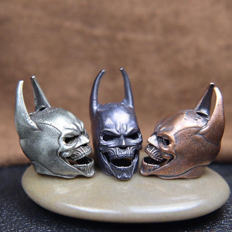 Comic Superhero Skull Beard Bead