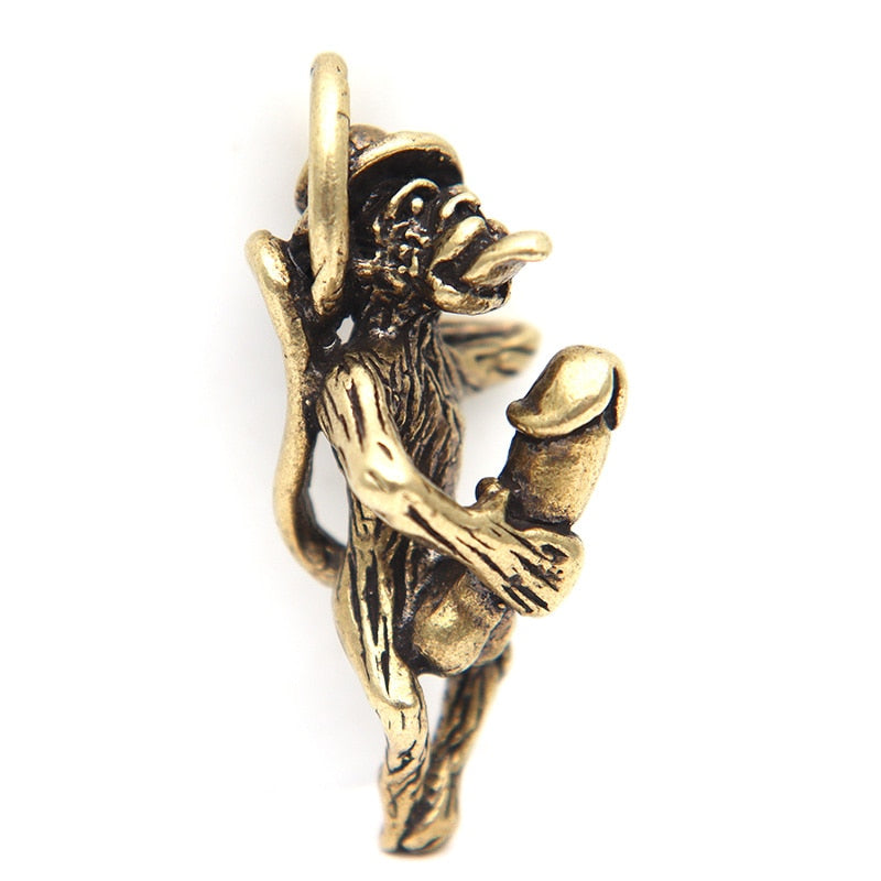 Naughty Rebel Brass Monkey Beard Bead