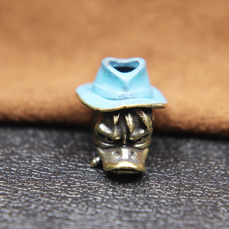 Smoking Duck Detective Beard Bead