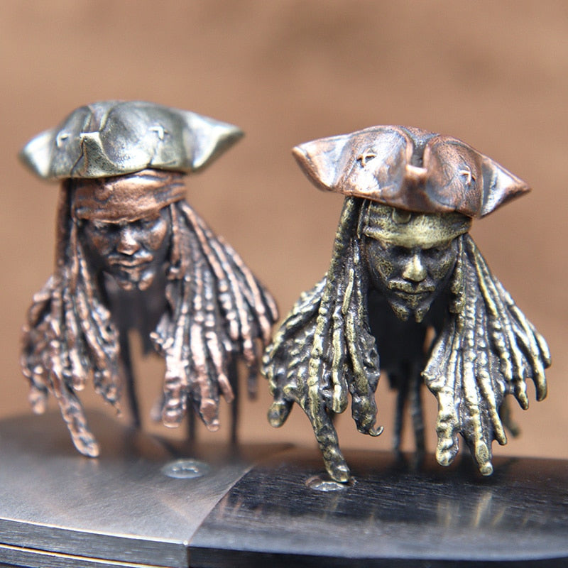 Pirates Captain Figurines Brass Beard Bead