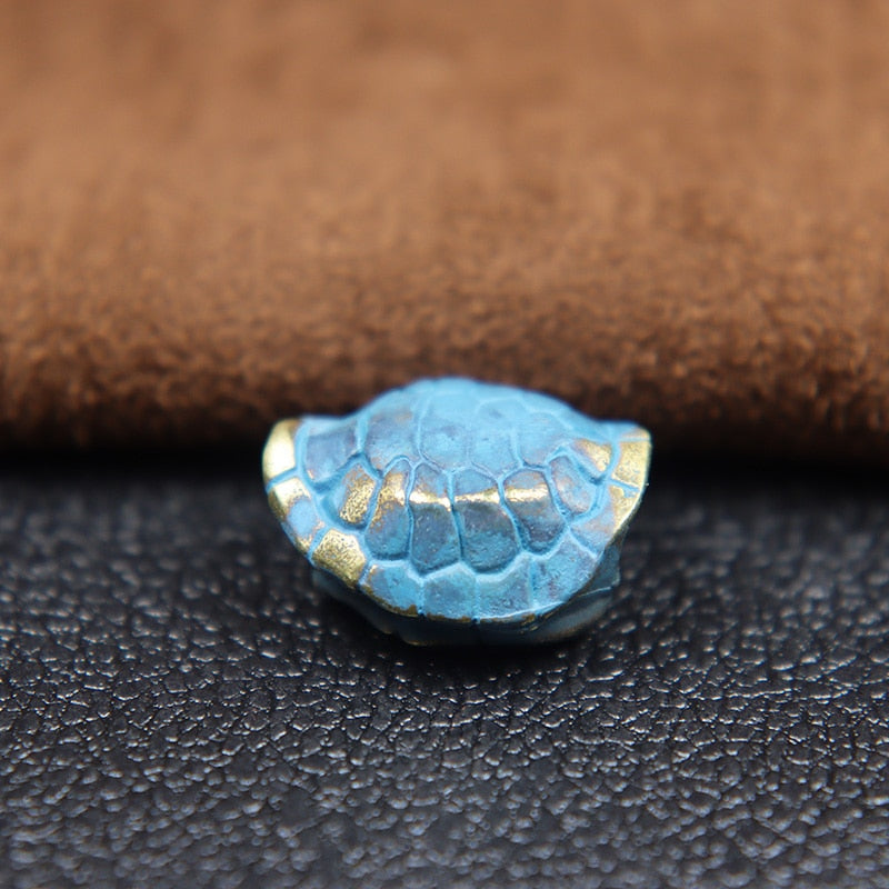 Longevity Turtle Shell Beard Bead