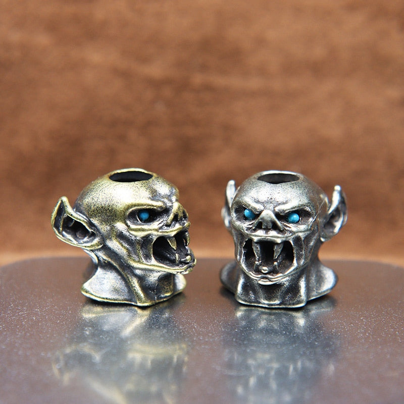 Blue Eyes Vampire Beard Bead