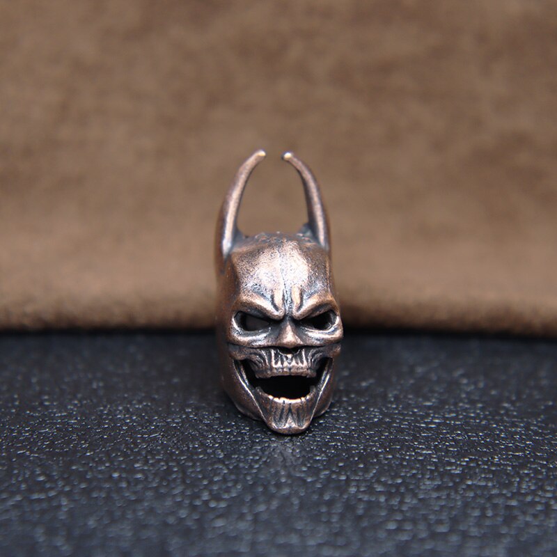 Comic Superhero Skull Beard Bead