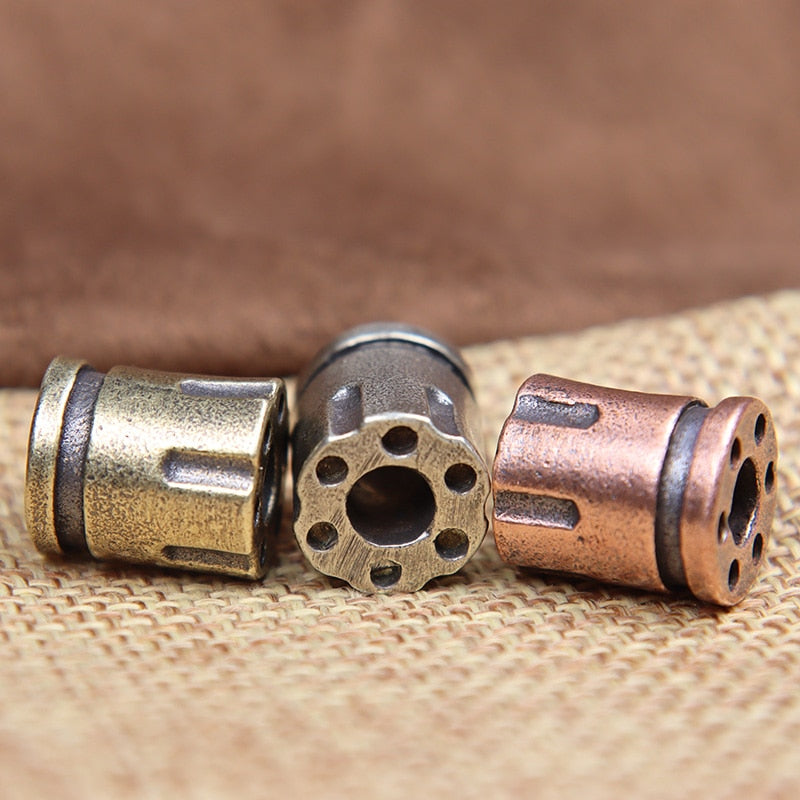 Revolver Magnum Bullet Magazine Beard Bead