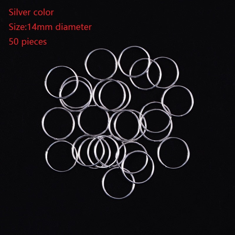 Hottest 5pcs/Lot Pendant Gold and Silver Hair Jewelry