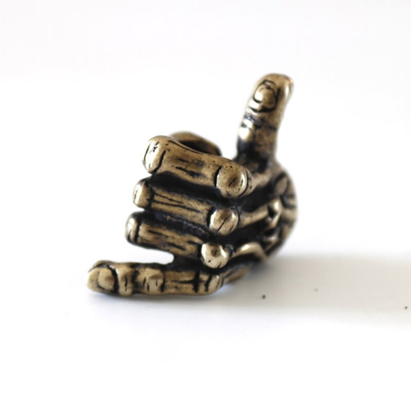 Hang Loose Skull Hand Beard Bead