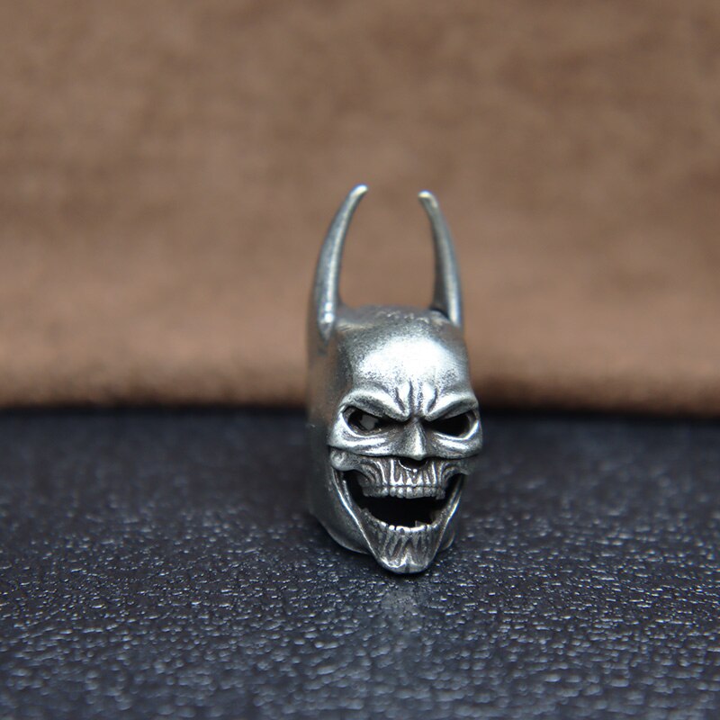 Comic Superhero Skull Beard Bead