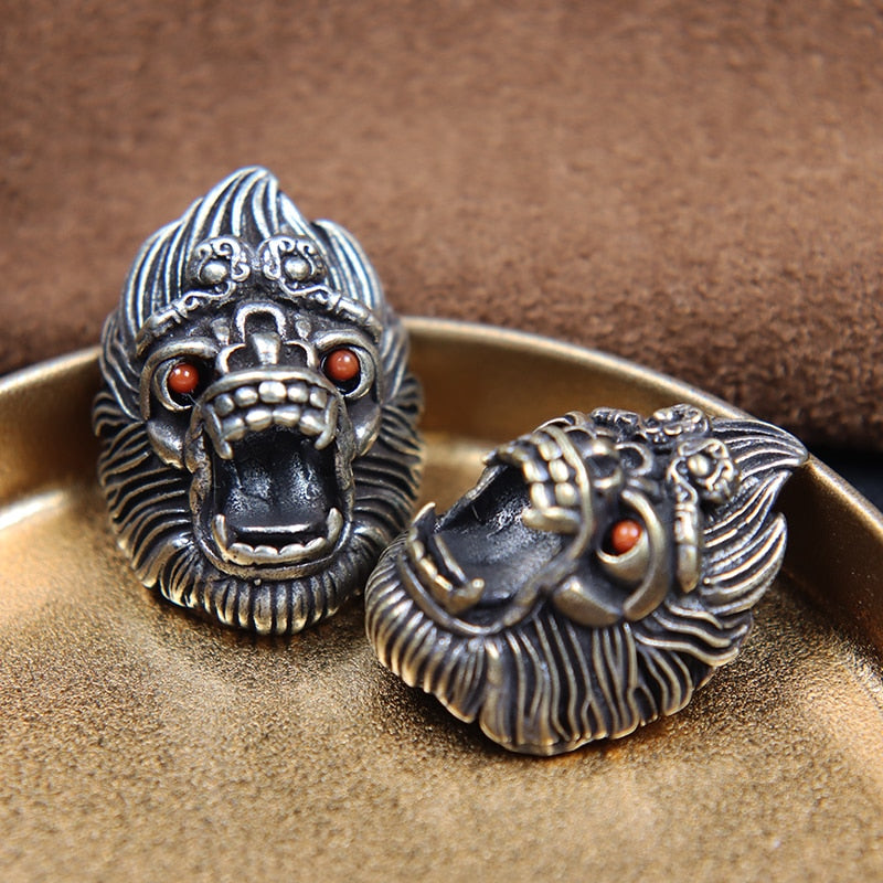 Monkey King Fighting Buddha Beard Bead