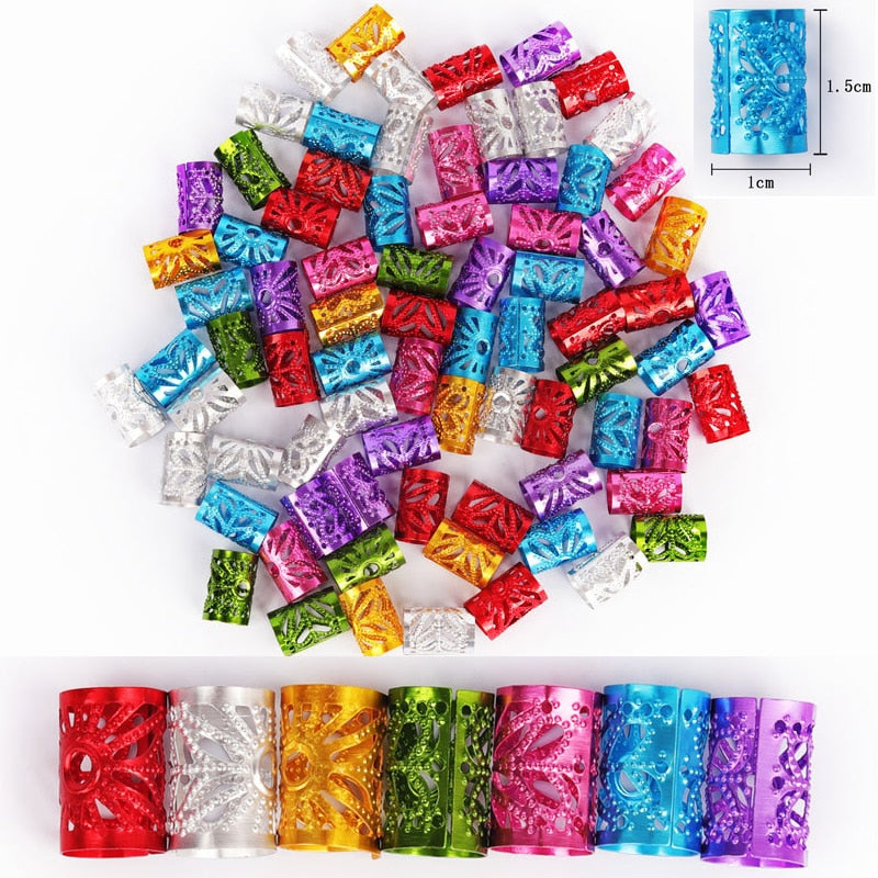 30Pcs Colorful Hair Tubes! Great for Kids, Women and Men!