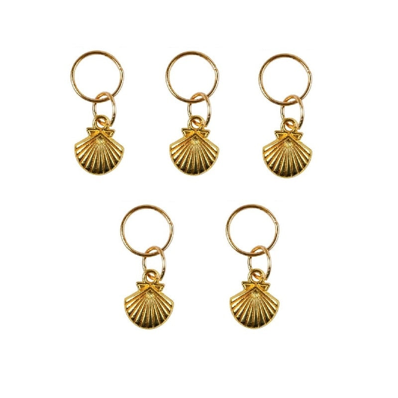 Hottest 5pcs/Lot Pendant Gold and Silver Hair Jewelry