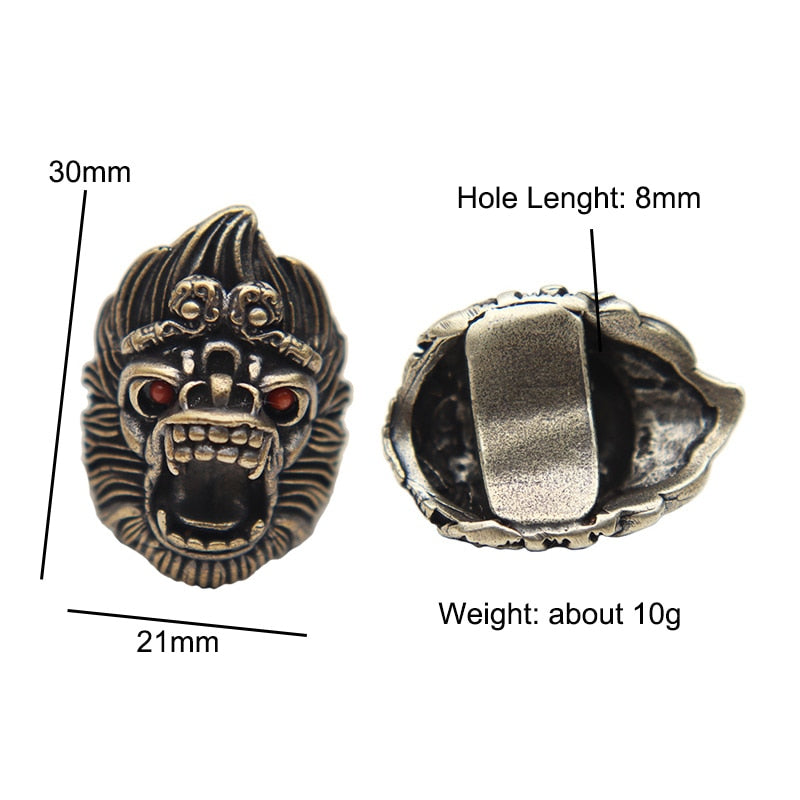 Monkey King Fighting Buddha Beard Bead