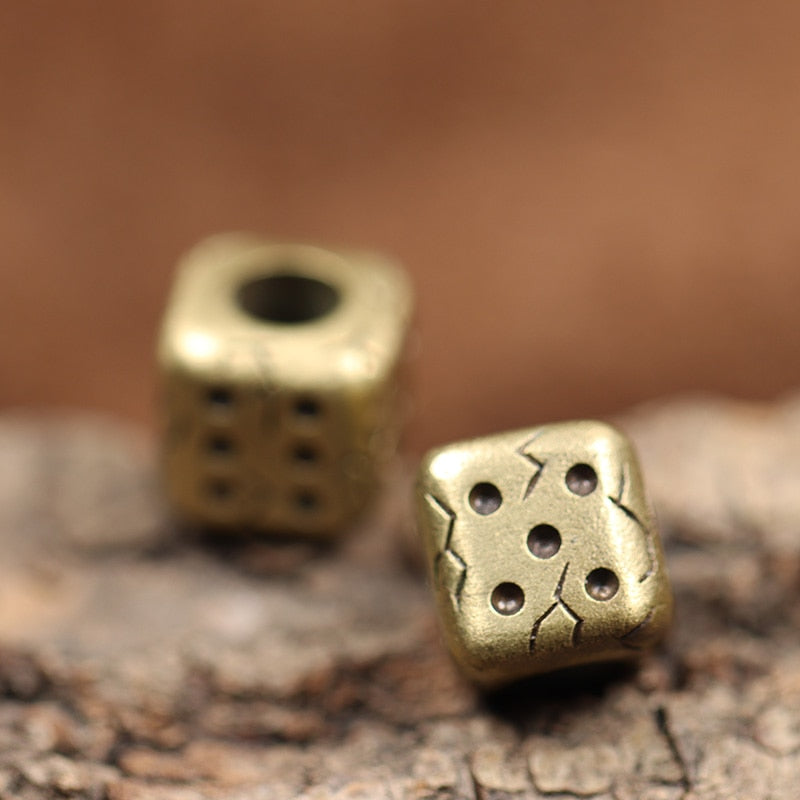 Retro Dice Beard Bead