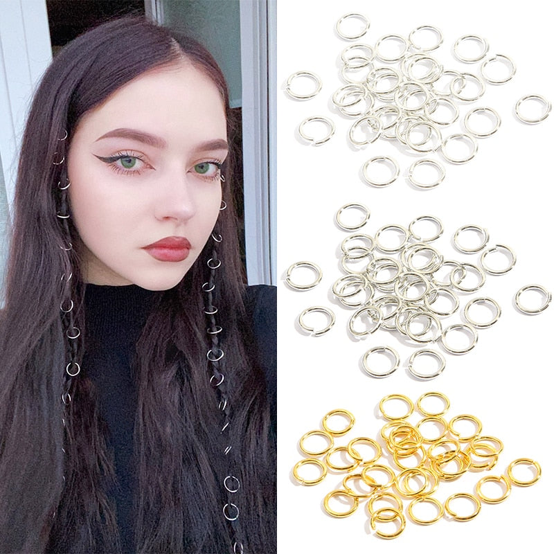 50Pcs/lot Mix Color Rebel Charm Hair Jewelry!