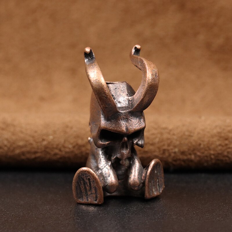 Devil Skull Figure Beard Bead