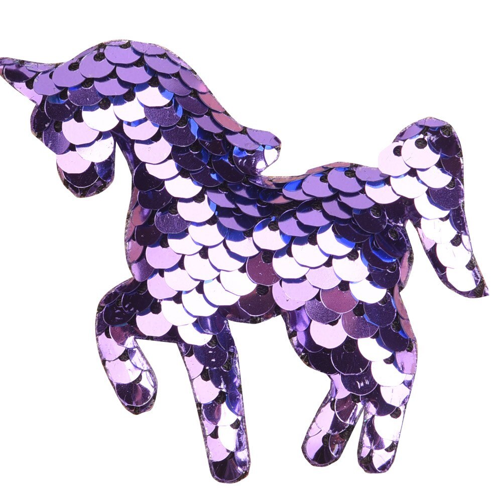 36  Sequins Unicorn Hair Clips