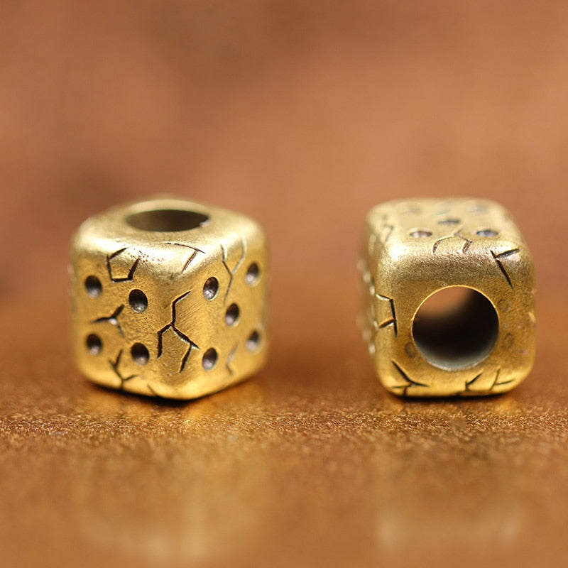 Retro Dice Beard Bead