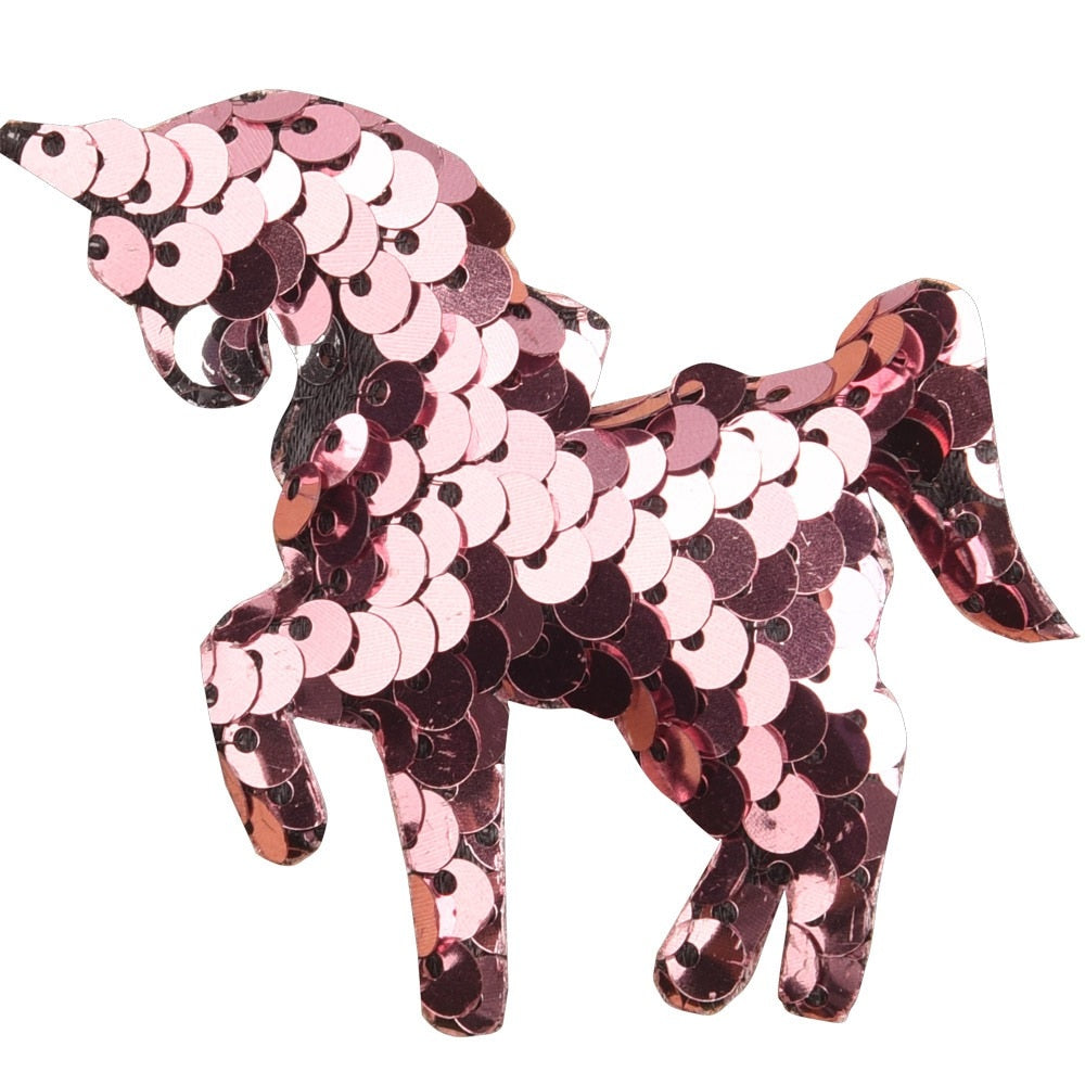 36  Sequins Unicorn Hair Clips