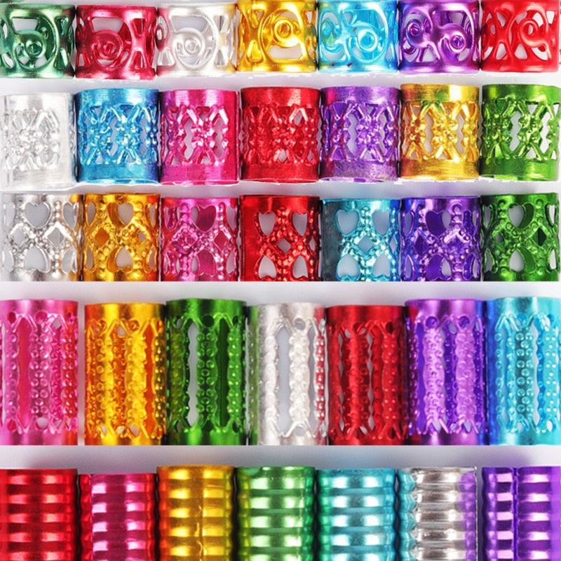 30Pcs Colorful Hair Tubes! Great for Kids, Women and Men!