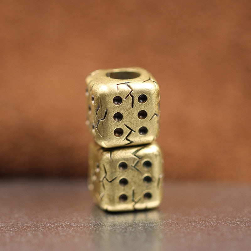 Retro Dice Beard Bead