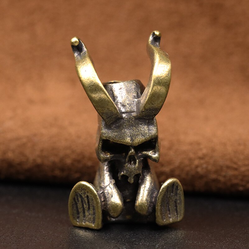 Devil Skull Figure Beard Bead