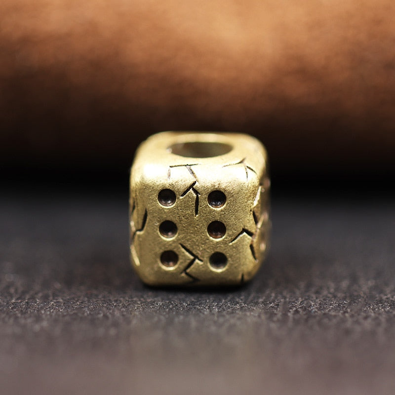 Retro Dice Beard Bead