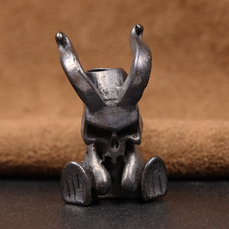 Devil Skull Figure Beard Bead