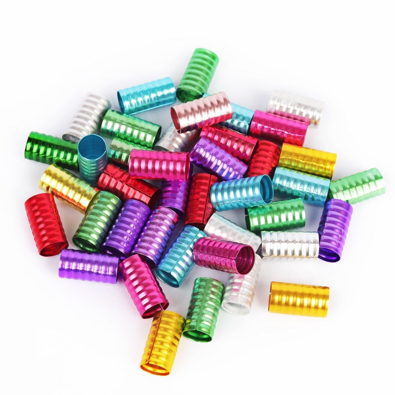 30Pcs Colorful Hair Tubes! Great for Kids, Women and Men!