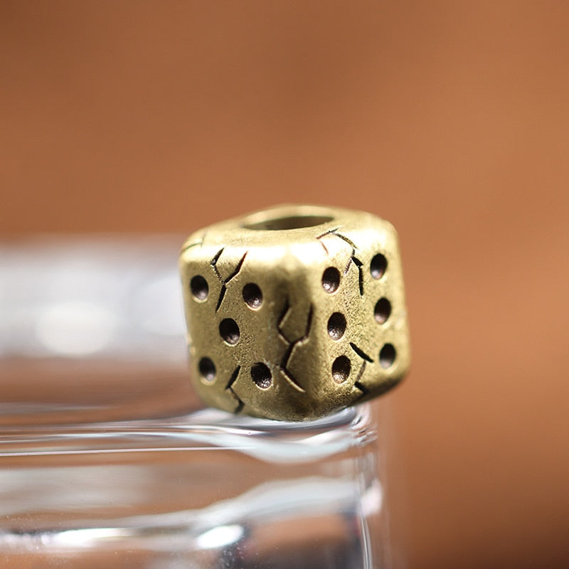 Retro Dice Beard Bead